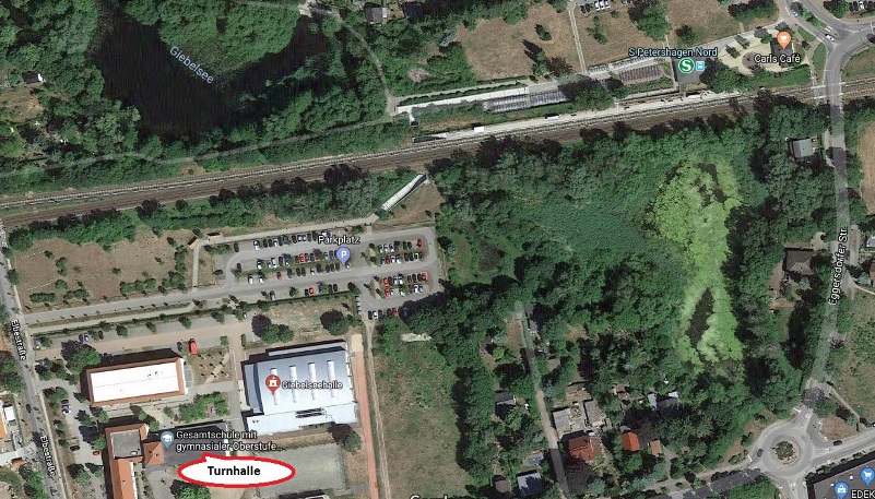 Turnhalle
Eggersdorfer Strasse 91-95,
15370 Petershagen-Eggersdorf